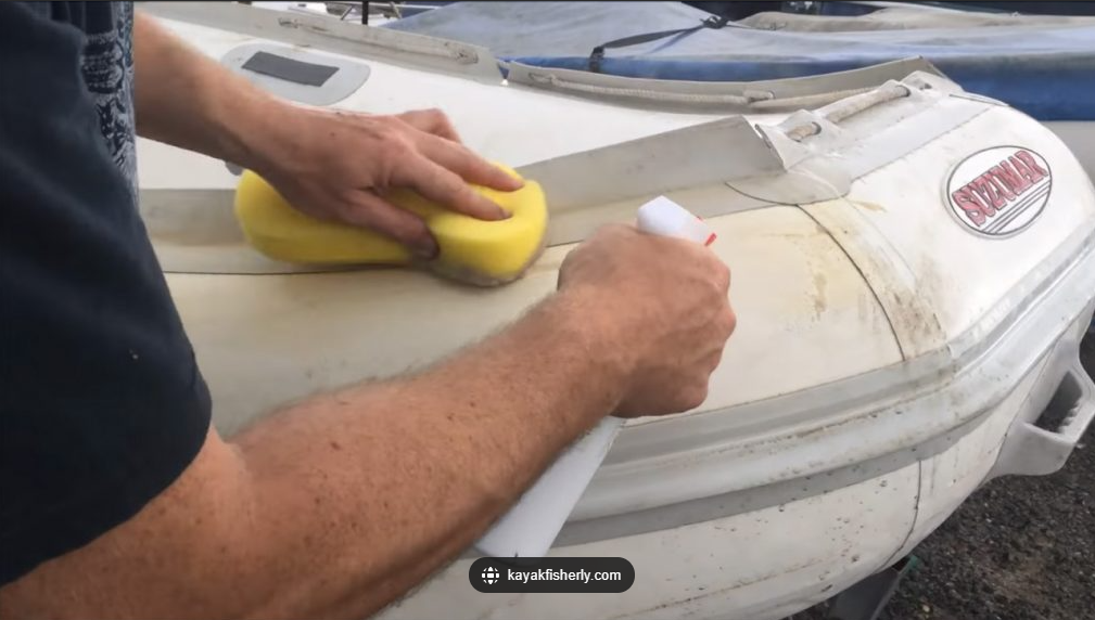 maintain and clean an inflatable boat