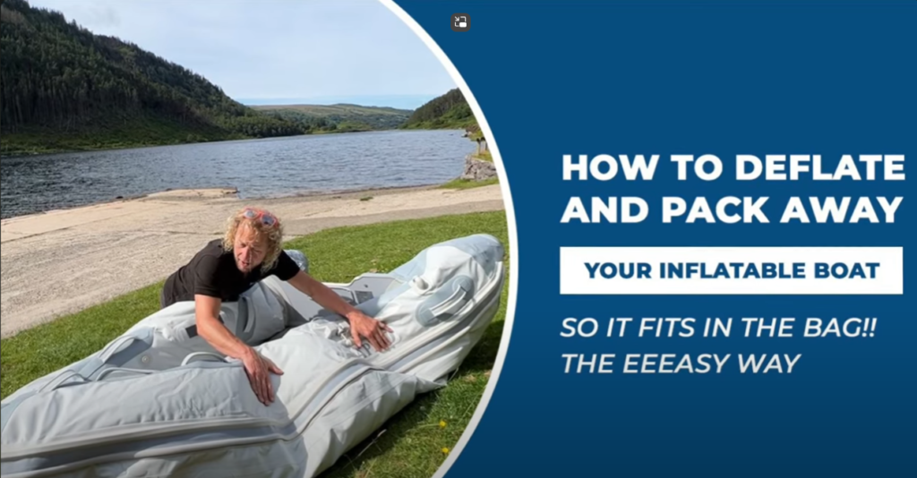 deflate an inflatable boat