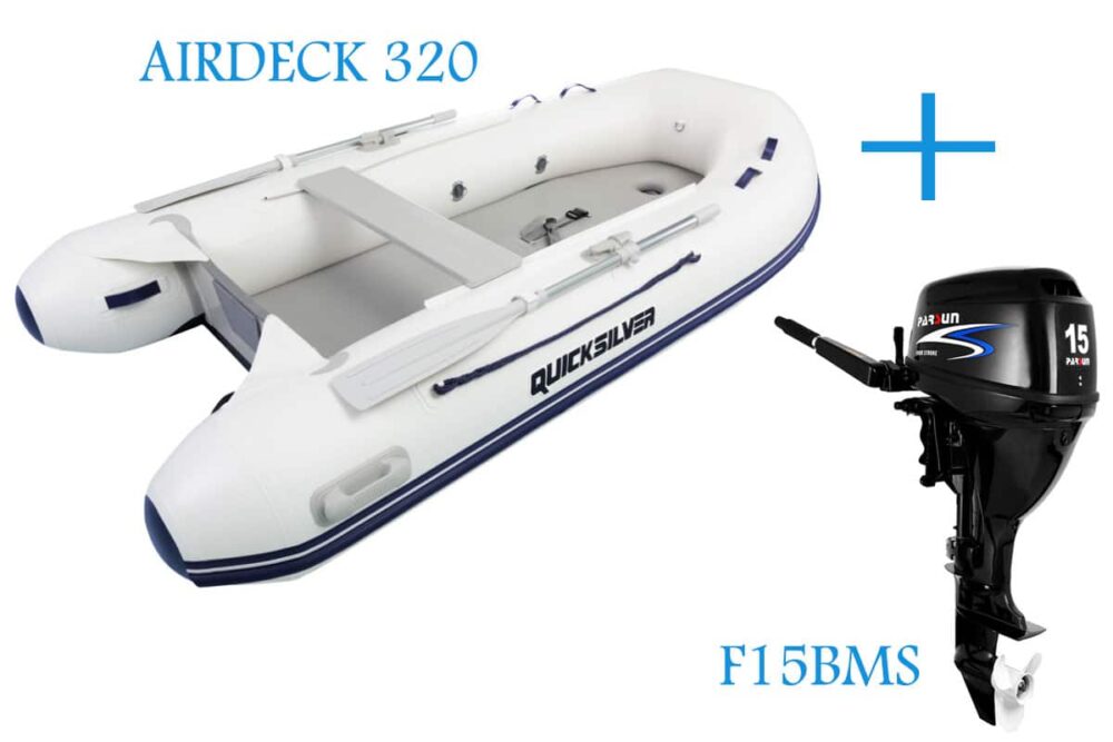 Quicksilver 320A and Parsun F15BMS