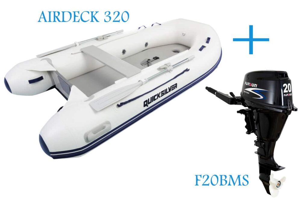 Quicksilver 320A and Parsun F20BMS