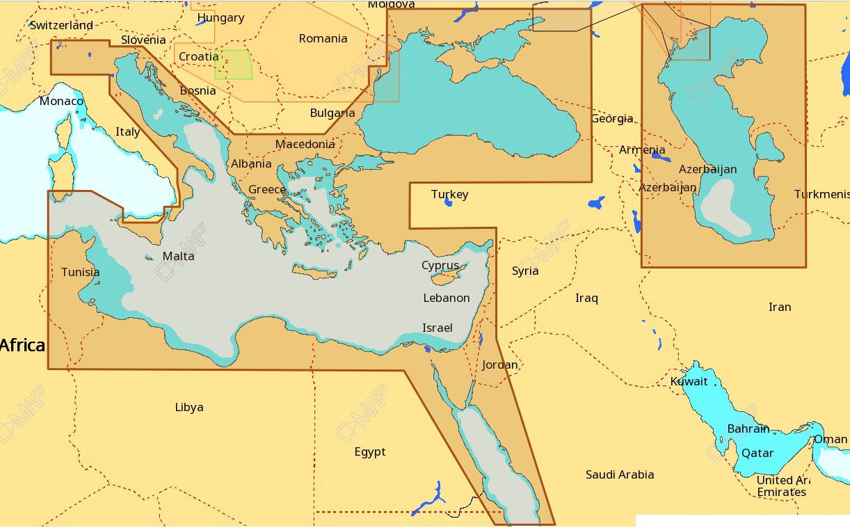 Micro SD / SD-MAX-N-East Mediterranean,Black and Caspian Seas (EM-N111)
