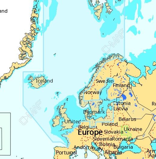 C-MAP Charts Continental - WIDE