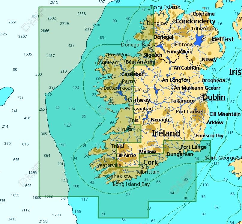 Micro SD / SD-4D MAX +-Ireland West and South West Coasts (EW-D333)