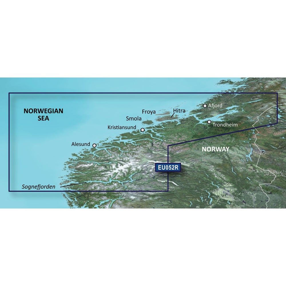 Garmin BlueChart G3 Regular Coverage Areas-Northern Europe-HXEU052R Sognefjorden-Svefjorden