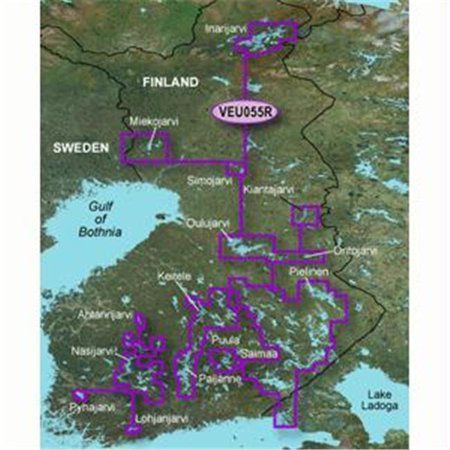 Garmin BlueChart G3 Regular Coverage Areas-Inland Waterways-HXEU055R Finnish Lakes