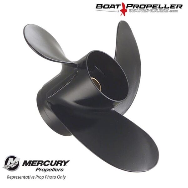 MERCURY Mariner Black Max 3 Blade Aluminium Propellers 25-60hp Outboards-236390