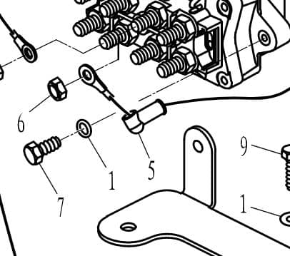 F15-05170501W Jacket, power connecting wire #5