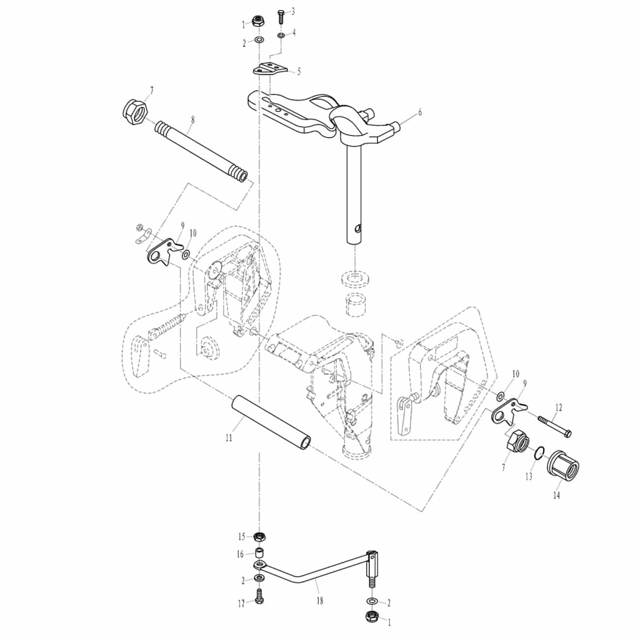 E4-07000001-AW Bracket plate new serial after m06 #9