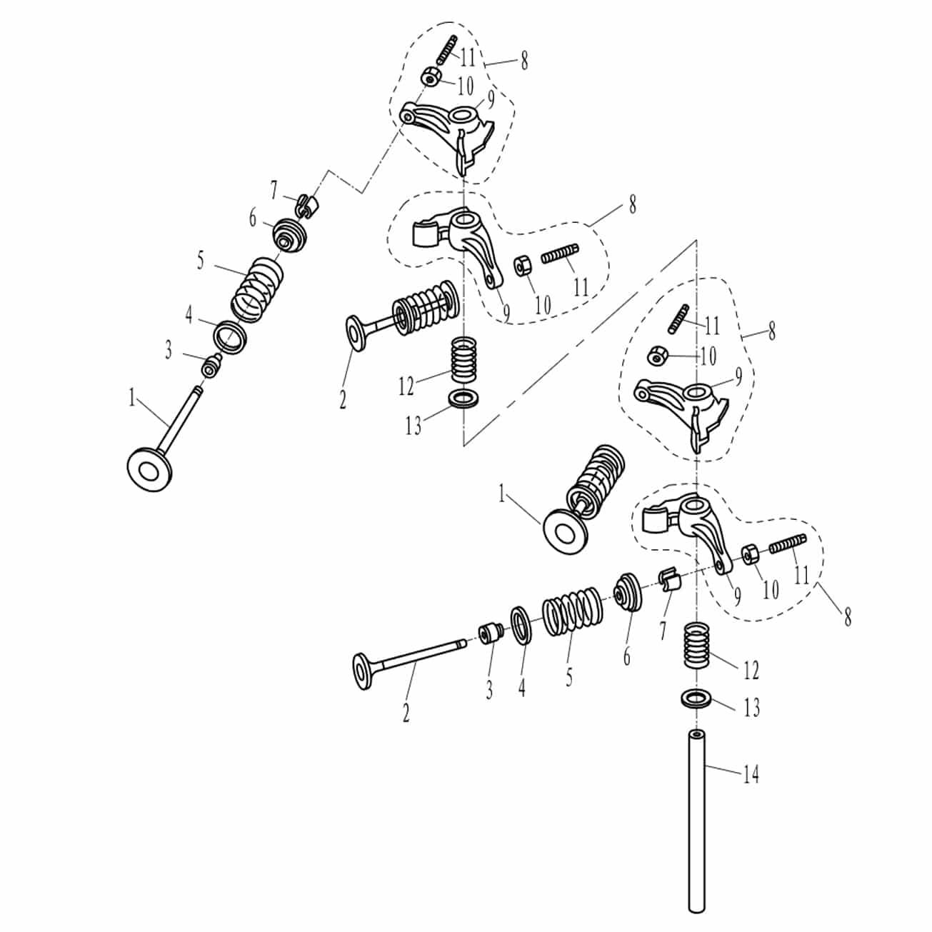 F15-07040303 Screw, valve adjusting #11