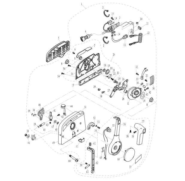 F15-13000200W Starting swich assembly #3