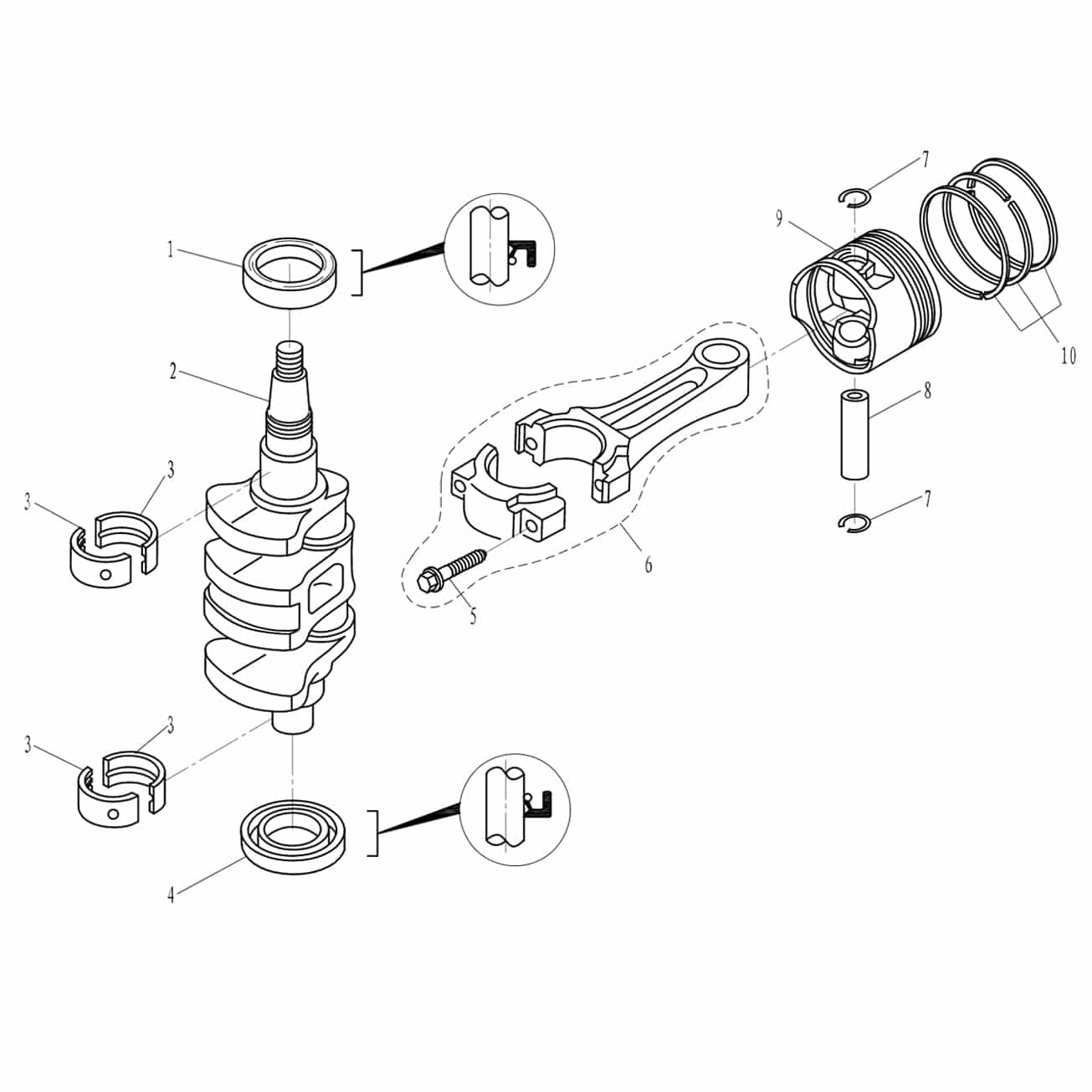 F15-07030006 Oil seal a25x44x6.5 #4