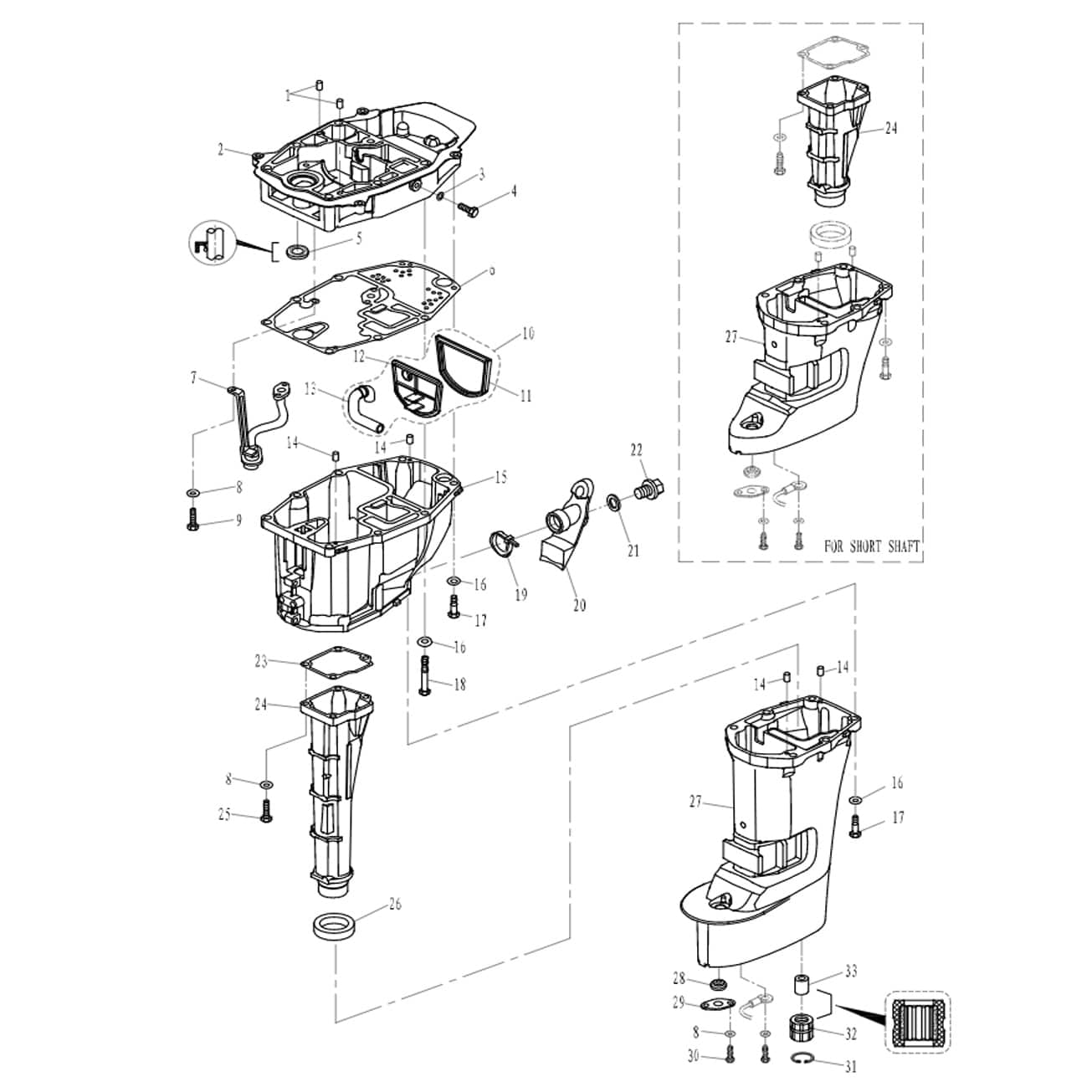 F15-04000002 Bolt, oil drain #22