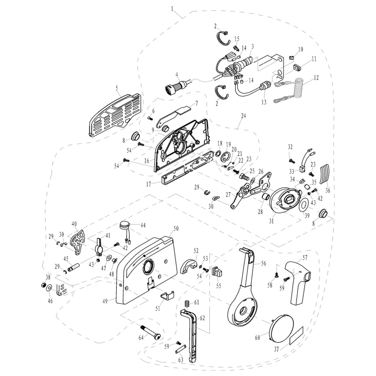 F15-13000000W Control box assembly #1