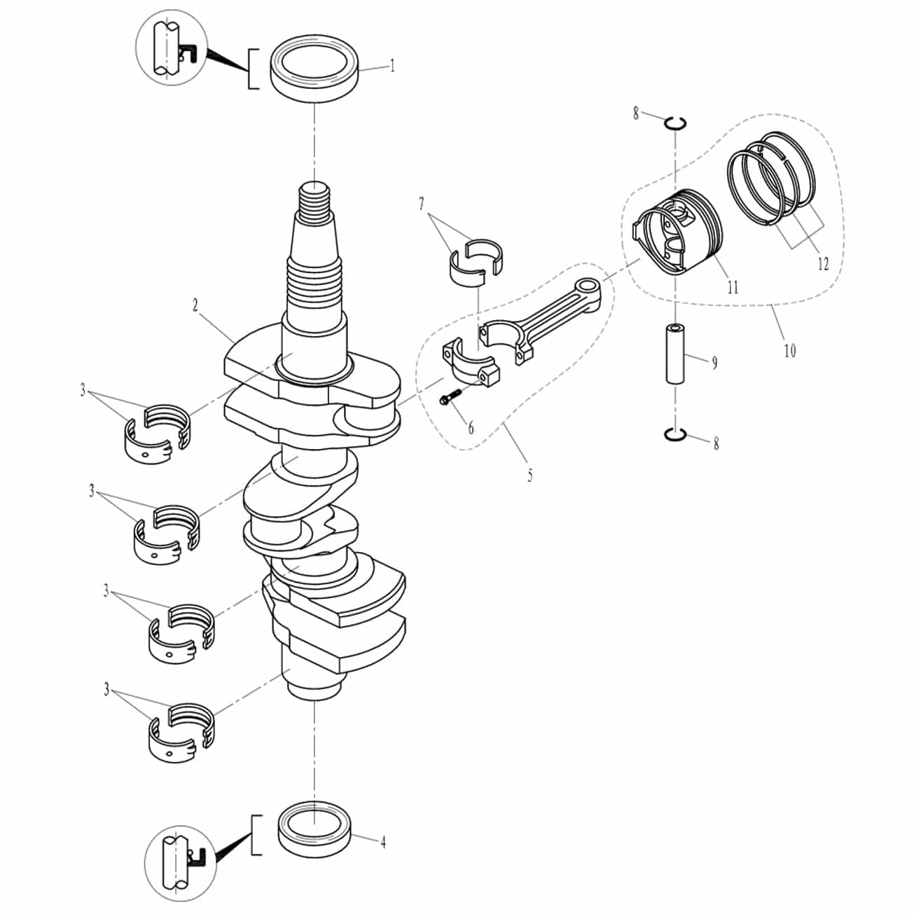 F25-05020003 Oil seal b #1
