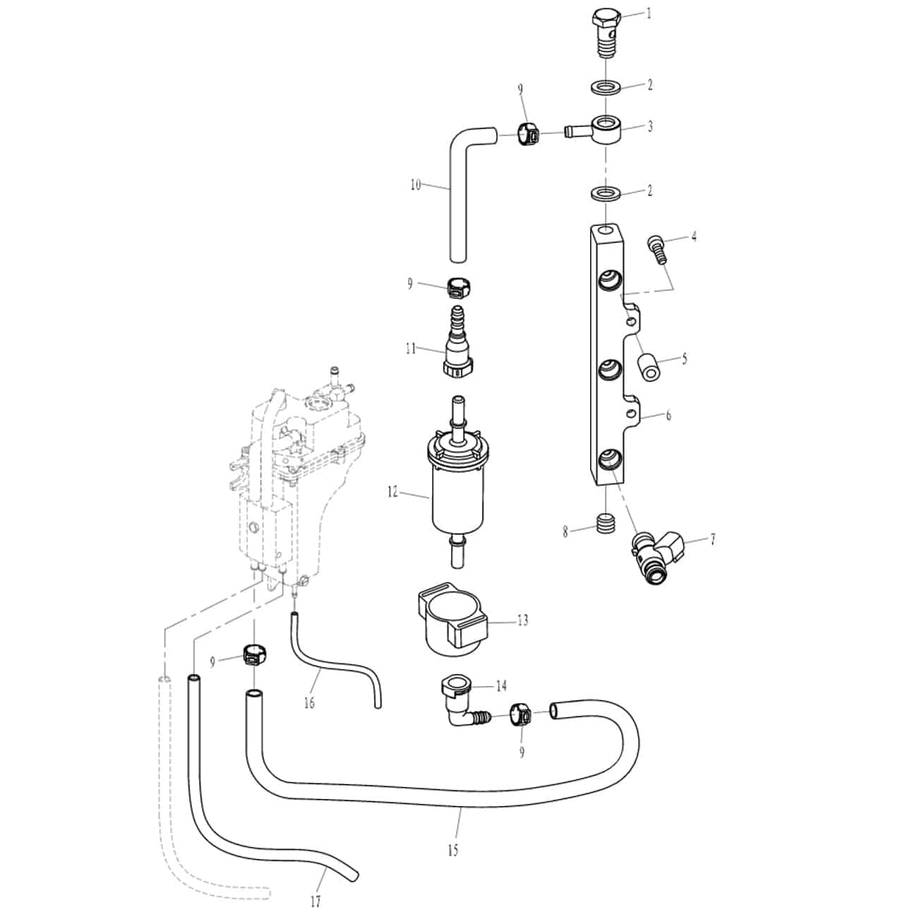 F15-07010004 Plug screw 1/8 #8