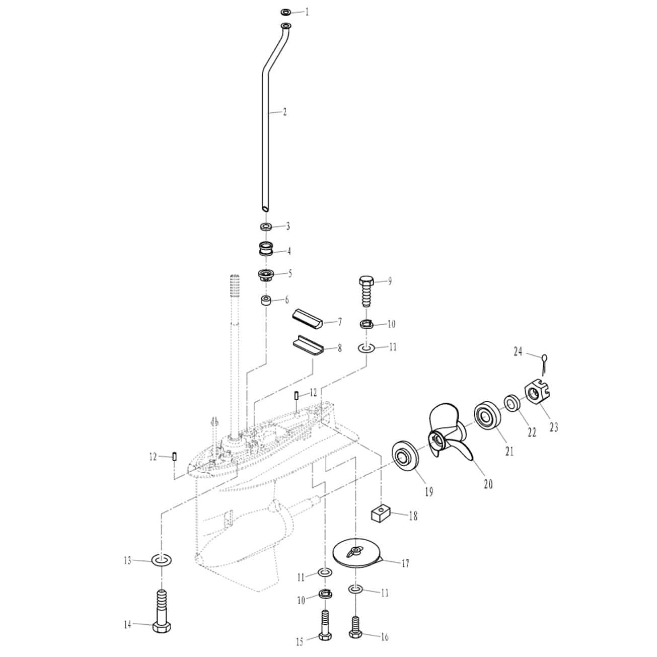 F15-00000006 Dowel pin φ6x12 #12