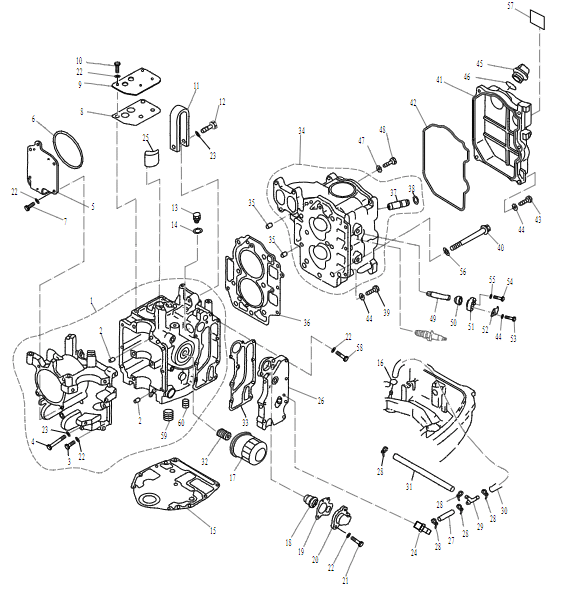 F15-04000002 Bolt,oil drain #13