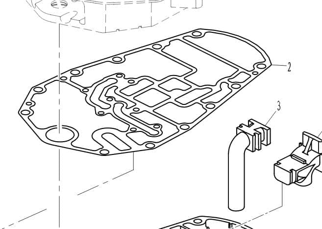 F60-02010003 Gasket, exhaust manifold seat #2