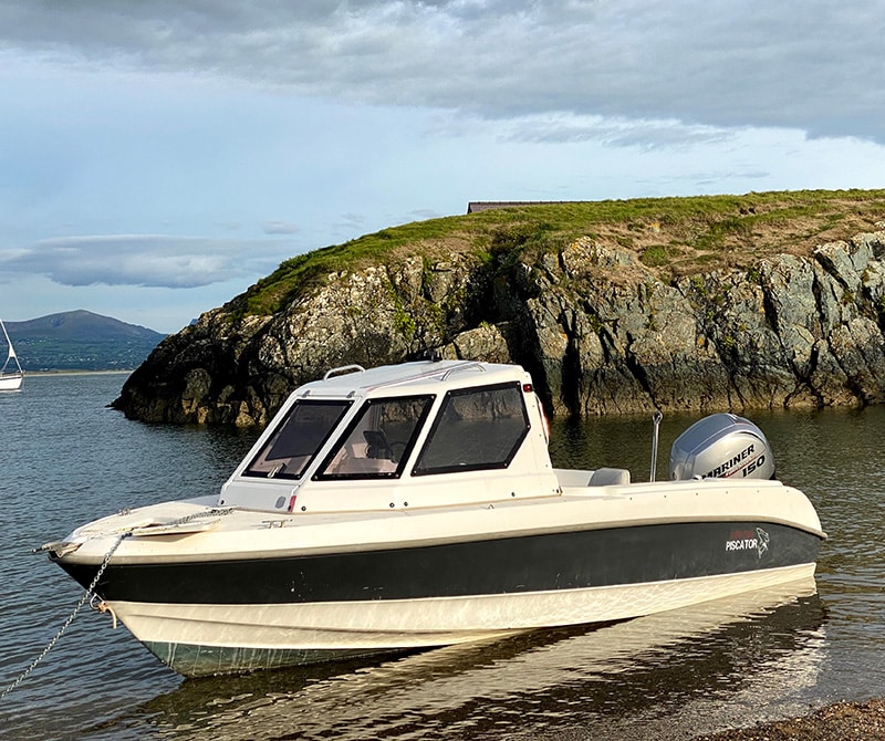 Cuddy fishing boat