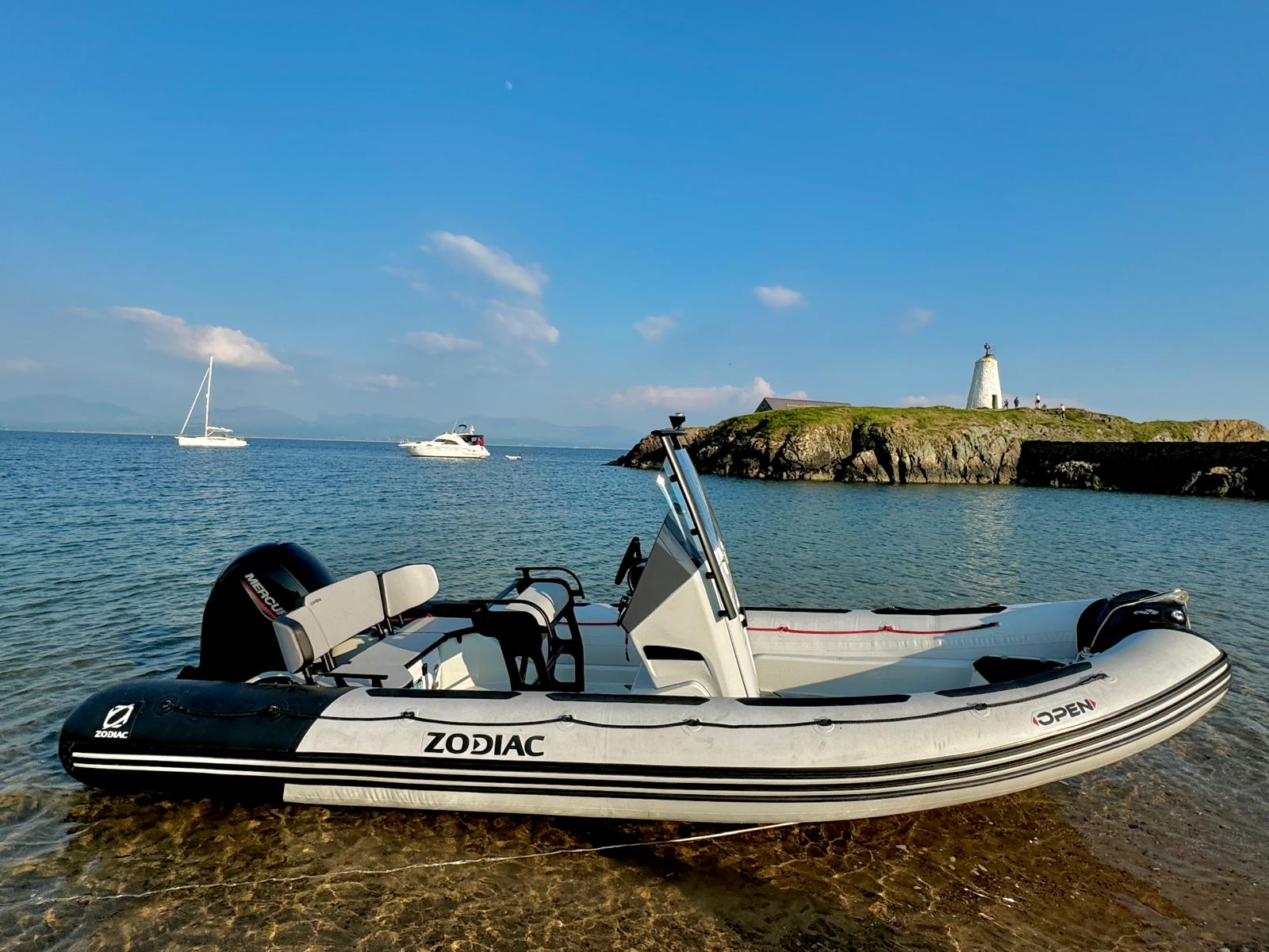 Ex-Demo Unit, Zodiac OPEN 6.5 Boat PVC boat + 150hp Mercury Outboard