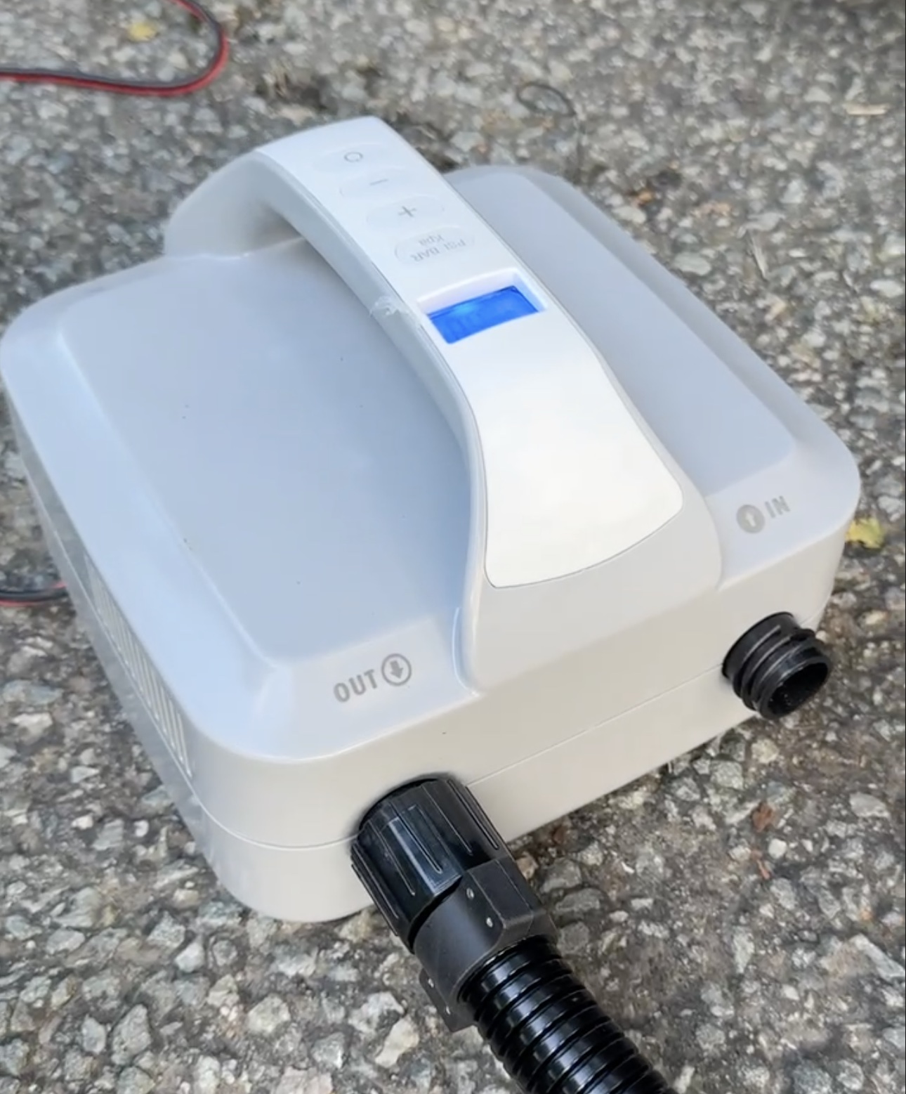 SC120 Universal Electric Air pump high pressure 12V air pump for iSUP, inflatables, lifebuoy, etc