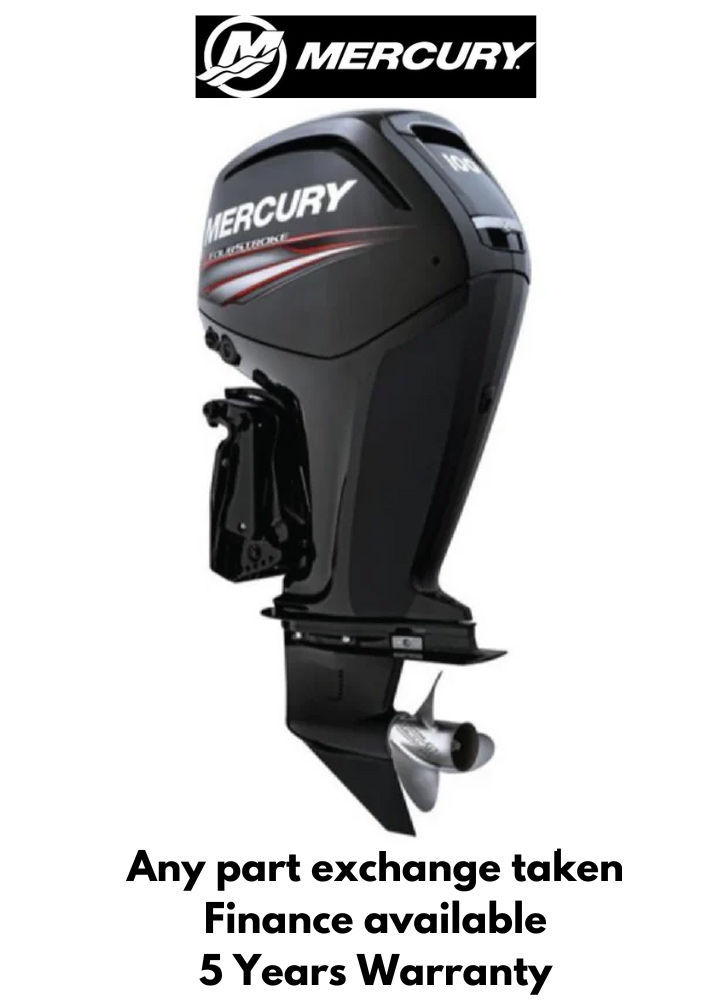 Mercury Marine 100hp EFI Outboard Power Tilt & Trim Engine