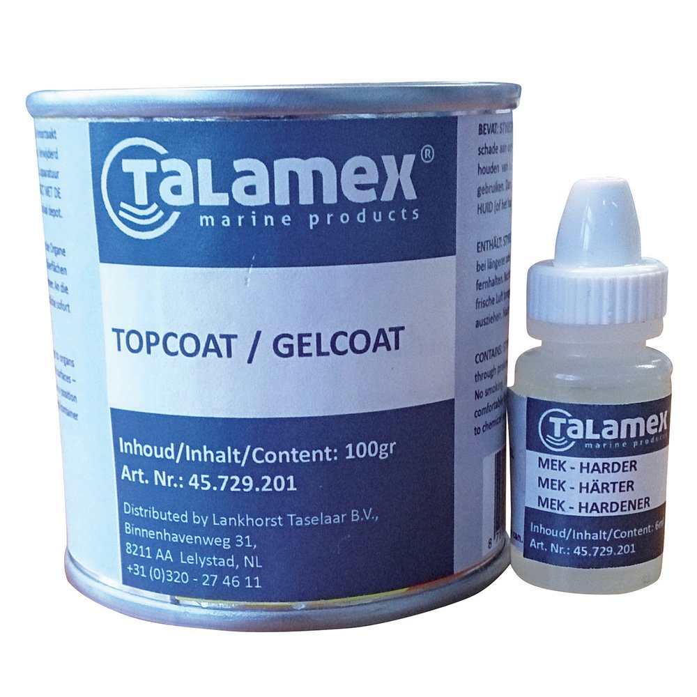 Talamex Topcoat Transparent 100Gr + 6Gr Mek