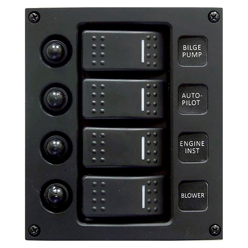 Talamex Switchpanel Curved Design 4 Switches