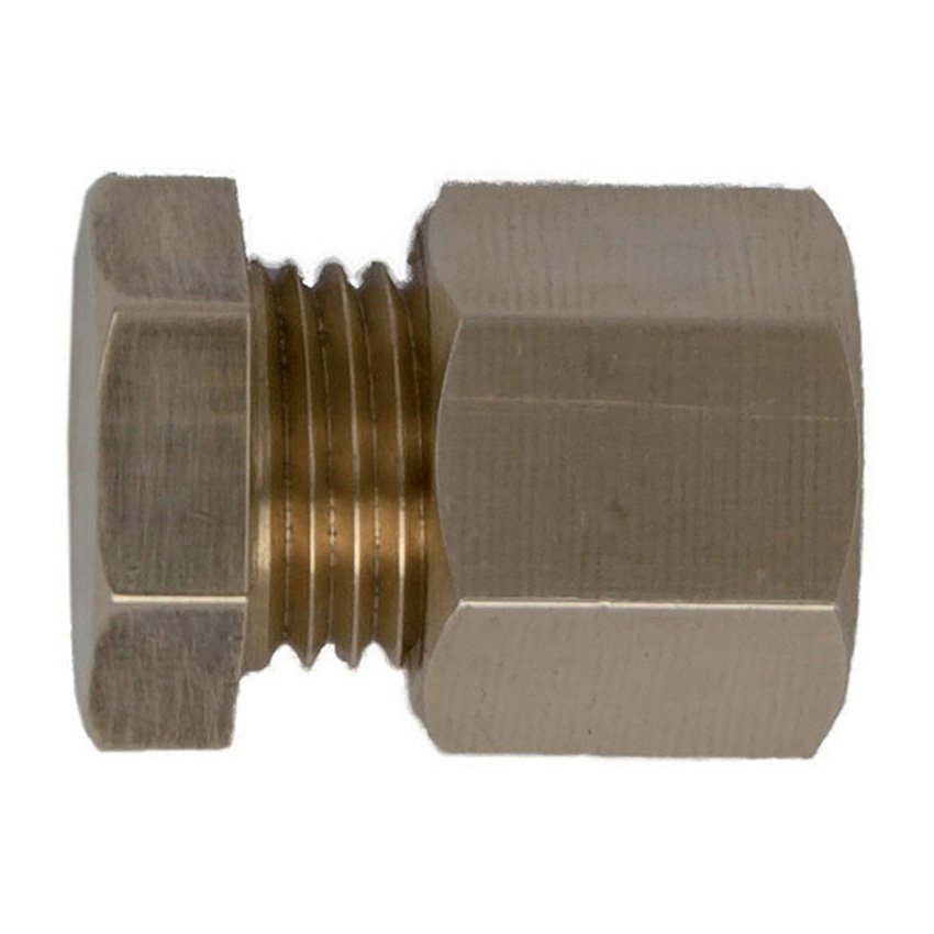 Talamex Endstop Brass With Compression Nut 8 mm