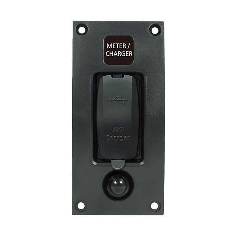 Talamex Switchpanel Curved Add On Double Usb Switch Size 3.4A