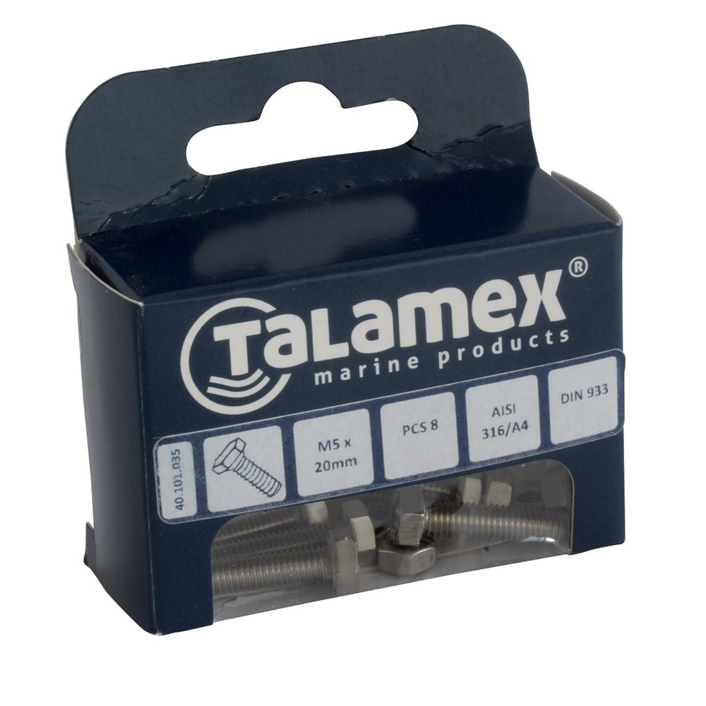 Talamex Hexacon Head Screw M4 X 60 mm