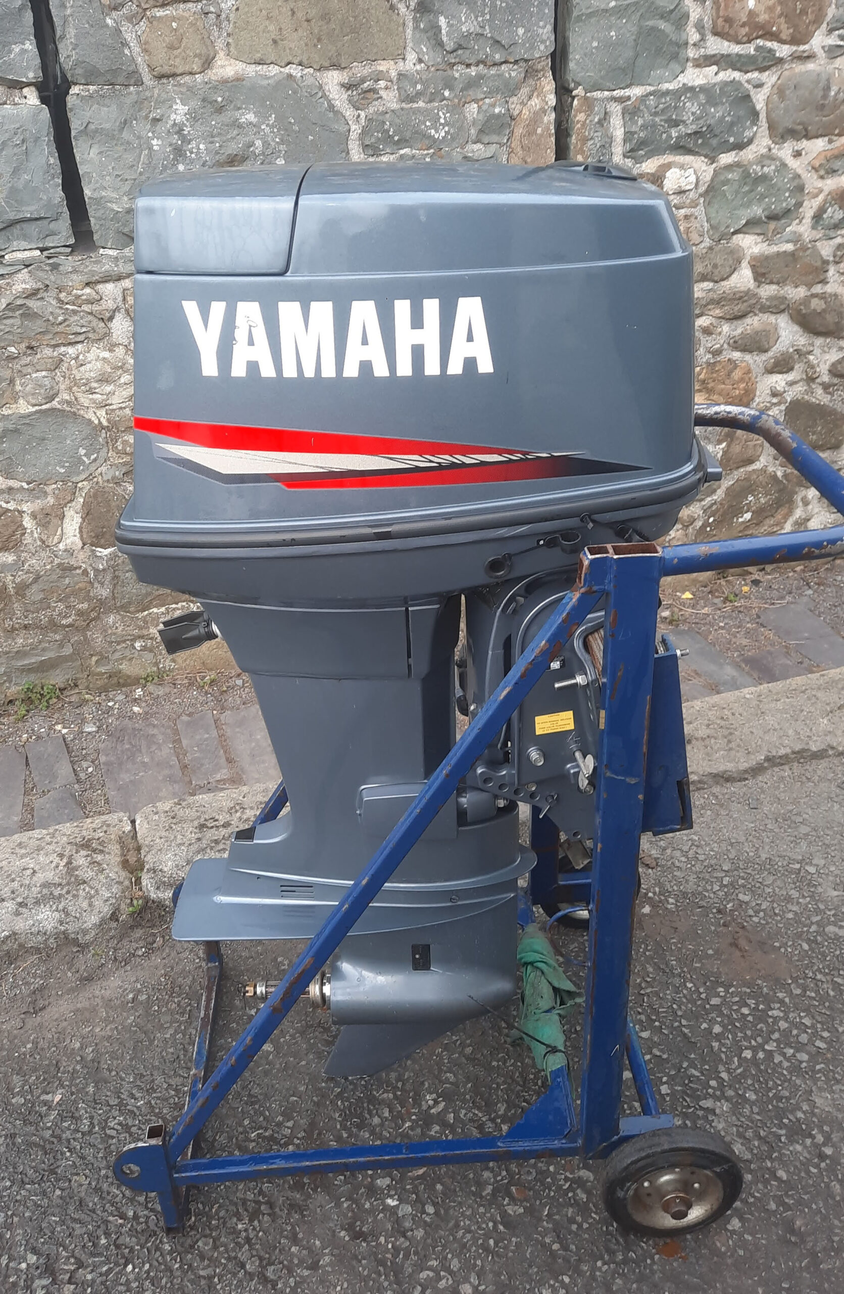 Used 75hp yamaha 2 stroke electric start, long shaft, on remotes, power trim