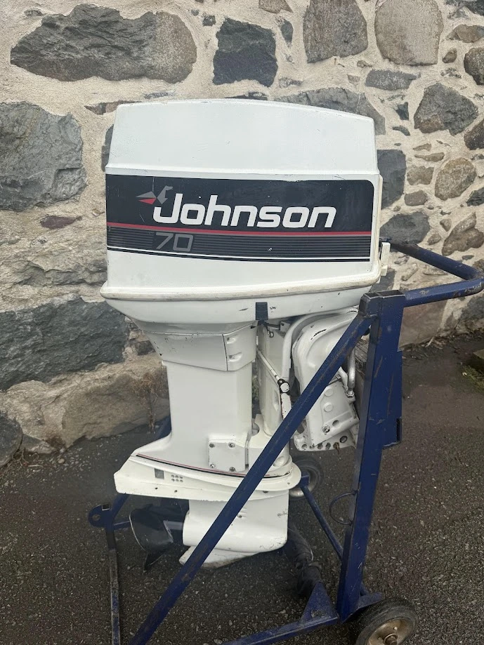 Used 70hp Johnson - longshaft, electric start, on remotes, two stroke