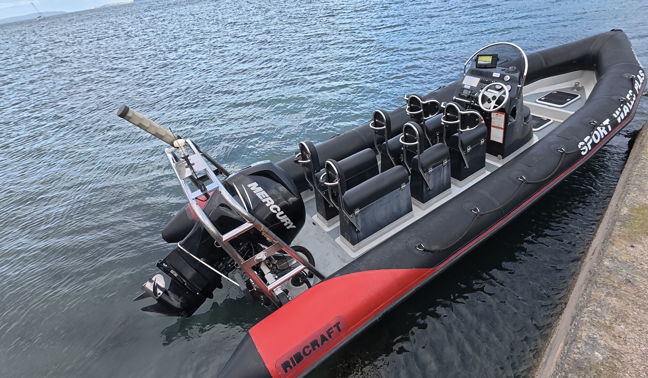 Good solid condition Ribcraft 7.8m RIB with 200 HP Mercury Verado Outboard