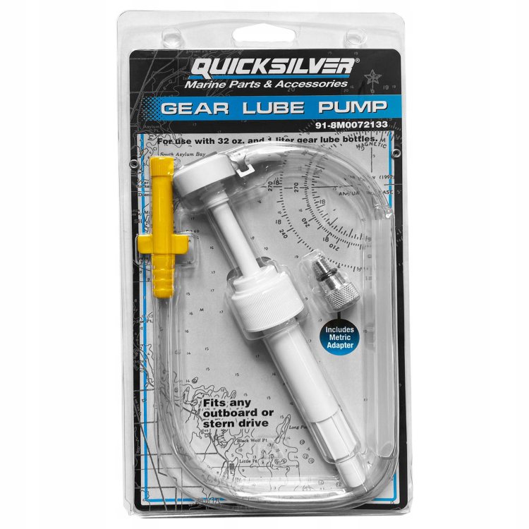 Quicksilver Gear Lube Pump for 1 L Bottles (91-8M0072133)